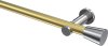 10194611-103812 Gardinenstange Metall 20 mm Ø PLATON - Sitra Messing-Optik / Chrom (ohne Ringe)