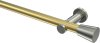 10194611-103839 Gardinenstange Messing-Optik / Edelstahl-Optik 20 mm Ø PLATON - Sitra (ohne Ringe)