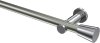 10194611-103912 Gardinenstange Metall 20 mm Ø PLATON - Sitra Edelstahl-Optik / Chrom (ohne Ringe)