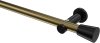 10194611-109529 Gardinenstange Metall 20 mm Ø PLATON - Sitra Messing Antik / Schwarz (ohne Ringe)