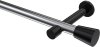 10194625-101229 Gardinenstange Metall 20 mm Ø PRESTIGE - Sitra Chrom / Schwarz (ohne Ringe)