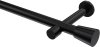 10194625-1029 Gardinenstange Metall 20 mm Ø PRESTIGE - Sitra Schwarz (ohne Ringe)