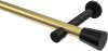 10194625-103829 Gardinenstange Metall 20 mm Ø PRESTIGE - Sitra Messing-Optik / Schwarz (ohne Ringe)