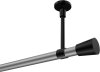 10194633-103329 Gardinenstange Metall 20 mm Ø SONETTE - Sitra Silbergrau / Schwarz (ohne Ringe)