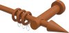 10201427-1022 Gardinenstange Holz 20 mm Ø TALENA - Siveo Kirschbaum lackiert