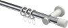 10203111-101232 Gardinenstange Metall 20 mm Ø PLATON - Santo Chrom / Weiß