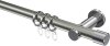 10203111-103912 Gardinenstange Metall 20 mm Ø PLATON - Santo Edelstahl-Optik / Chrom