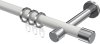 10203125-103212 Gardinenstange Metall 20 mm Ø PRESTIGE - Santo Weiß / Chrom