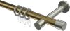 10203125-109539 Gardinenstange Metall 20 mm Ø PRESTIGE - Santo Messing Antik / Edelstahl-Optik