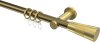 10203311-109538 Gardinenstange Metall 20 mm Ø PLATON - Tanara Messing Antik / Messing-Optik