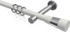 10203325-103212 Gardinenstange Metall 20 mm Ø PRESTIGE - Tanara Weiß / Chrom