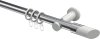 10203411-101232 Gardinenstange Metall 20 mm Ø PLATON - Verano Chrom / Weiß