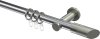 10203411-101239 Gardinenstange Metall 20 mm Ø PLATON - Verano Chrom / Edelstahl-Optik
