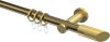10203411-109538 Gardinenstange Metall 20 mm Ø PLATON - Verano Messing Antik / Messing-Optik