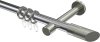 10203425-101239 Gardinenstange Metall 20 mm Ø PRESTIGE - Verano Chrom / Edelstahl-Optik