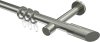 10203425-1039 Gardinenstange Edelstahl-Optik 20 mm Ø PRESTIGE - Verano