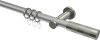10203511-103339 Gardinenstange Metall 20 mm Ø PLATON - Mavell Silbergrau / Edelstahl-Optik