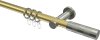 10203511-XX3839 Gardinenstange Messing-Optik / Edelstahl-Optik 20 mm Ø PLATON - Mavell