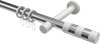 10203525-101232 Gardinenstange Metall 20 mm Ø PRESTIGE - Mavell Chrom / Weiß