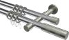 10203526-101239 Gardinenstange Metall 20 mm Ø 2-läufig PRESTIGE - Mavell Chrom / Edelstahl-Optik