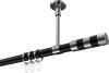 10203533-102912 Gardinenstange Metall 20 mm Ø SONETTE - Mavell Schwarz / Chrom
