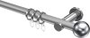 10203611-103312 Gardinenstange Metall 20 mm Ø PLATON - Luino Silbergrau / Chrom