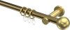 10203611-109538 Gardinenstange Metall 20 mm Ø PLATON - Luino Messing Antik / Messing-Optik