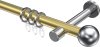 10203625-103812 Gardinenstange Metall 20 mm Ø PRESTIGE - Luino Messing-Optik / Chrom