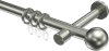 10203625-1039 Gardinenstange Edelstahl-Optik 20 mm Ø PRESTIGE - Luino