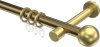 10203625-109538 Gardinenstange Metall 20 mm Ø PRESTIGE - Luino Messing Antik / Messing-Optik
