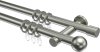 10203632-1040 Gardinenstange Edelstahl 20 mm Ø 2-läufig PERFECTA - Luino