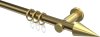 10203711-109538 Gardinenstange Metall 20 mm Ø PLATON - Savio Messing Antik / Messing-Optik