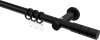 10203811-1029 Gardinenstange Metall 20 mm Ø PLATON - Elanto Schwarz