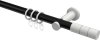 10203811-102932 Gardinenstange Metall 20 mm Ø PLATON - Elanto Schwarz / Weiß