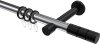 10203825-XX1229 Gardinenstange Metall 20 mm Ø PRESTIGE - Elanto Chrom / Schwarz