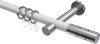 10203825-103212 Gardinenstange Metall 20 mm Ø PRESTIGE - Elanto Weiß / Chrom
