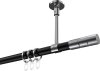 10203833-XX2912 Gardinenstange Metall 20 mm Ø SONETTE - Elanto Schwarz / Chrom
