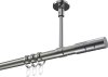 10203833-XX3912 Gardinenstange Metall 20 mm Ø SONETTE - Elanto Edelstahl-Optik / Chrom
