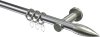 10203911-101239 Gardinenstange Metall 20 mm Ø PLATON - Samanto Chrom / Edelstahl-Optik