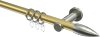 10203911-XX3839 Gardinenstange Messing-Optik / Edelstahl-Optik 20 mm Ø PLATON - Samanto