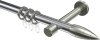 10203925-101239 Gardinenstange Metall 20 mm Ø PRESTIGE - Samanto Chrom / Edelstahl-Optik