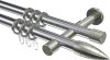 10203926-101239 Gardinenstange Metall 20 mm Ø 2-läufig PRESTIGE - Samanto Chrom / Edelstahl-Optik