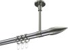 10203933-101239 Gardinenstange Metall 20 mm Ø SONETTE - Samanto Chrom / Edelstahl-Optik