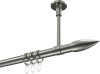10203933-XX39 Gardinenstange Edelstahl-Optik 20 mm Ø SONETTE - Samanto