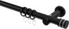 10204111-1029 Gardinenstange Metall 20 mm Ø PLATON - Estana Schwarz