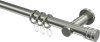 10204111-1039 Gardinenstange Edelstahl-Optik 20 mm Ø PLATON - Estana