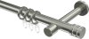 10204125-1039 Gardinenstange Edelstahl-Optik 20 mm Ø PRESTIGE - Estana