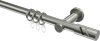 10204211-1039 Gardinenstange Edelstahl-Optik 20 mm Ø PLATON - Zoena