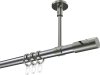 10204233-101239 Gardinenstange Metall 20 mm Ø SONETTE - Zoena Chrom / Edelstahl-Optik