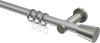 10204611-103339 Gardinenstange Metall 20 mm Ø PLATON - Sitra Silbergrau / Edelstahl-Optik